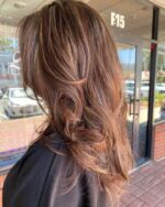 Ready to rock some gorgeous copper and blond highlights? Lisa is here to make it happen! 💛 #HairInspo #HighlightQueen #SalonVibes #temeculasalon #temeculahair #anasahairstudio