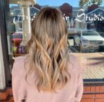 Looking for a fresh new look? Try out this gorgeous balayage with a shadow root, expertly crafted by Lindsay. #HairInspo #BalayageGoals #ShadowRootPerfection #temeculasalon #temeculahair #anasahairstudio