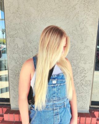 Blonde bombshell vibes! Our talented stylist Kiersten worked her magic on this client's hair. 😍✨ #HairGoals #BlondeBeauty #HairStudioLove #temeculasalon #temeculahair #anasahairstudio