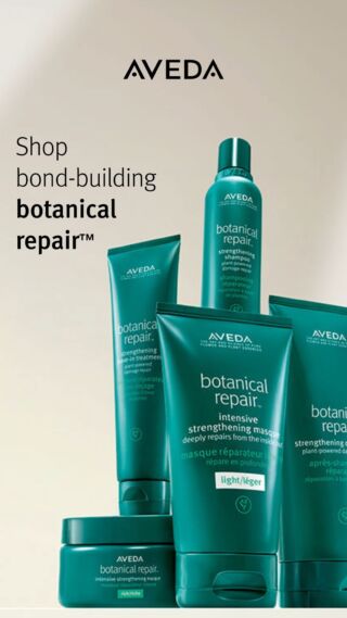 Tap into instantly stronger, healthier-looking hair with Aveda's #BotanicalRepair collection. 🌿 These plant-powered, bond-building products repair hair from the inside out—resulting in stronger hair that lasts and lasts. Invest in the Botanical Repair Intensive Strengthening Masque Light or Rich for an extra boost of moisture and shine. 
#LoveThatAveda #DamagedHairSolutions #BondBuilding #BotanicalRepair #AvedaBotanicalRepair #PlantPowered #CrueltyFreeHair #StrongerHair