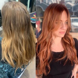 Copper hair makeover 
by Victoria 🧡