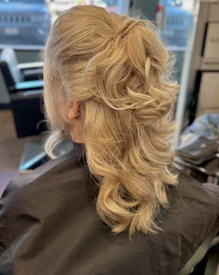 When your hair steals the spotlight! Jenna's incredible up do is perfect for making a statement at any special event. Come visit our salon and let us pamper you. ️ #HairEnvy #SpecialEventReady #SpecialEventHair #temeculasalon #temeculahair #anasahairstudio