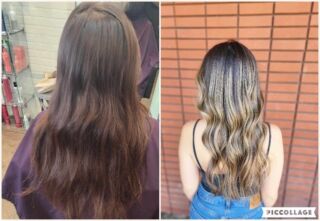 Just look at this amazing before and after! 🌼 Jimena's balayage has us all swooning! If you want to elevate your hair game, book your appointment today! 💇♀️ #HairSalon #BalayageLove #BeforeAndAfter #temeculasalon #temeculahair #anasahairstudio